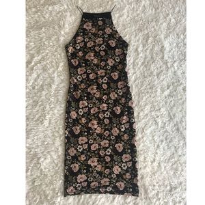 Forever21  Floral Bodycon Midi Dress, Size: S